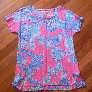 Lilly Pulitzer Etta scoop neck top